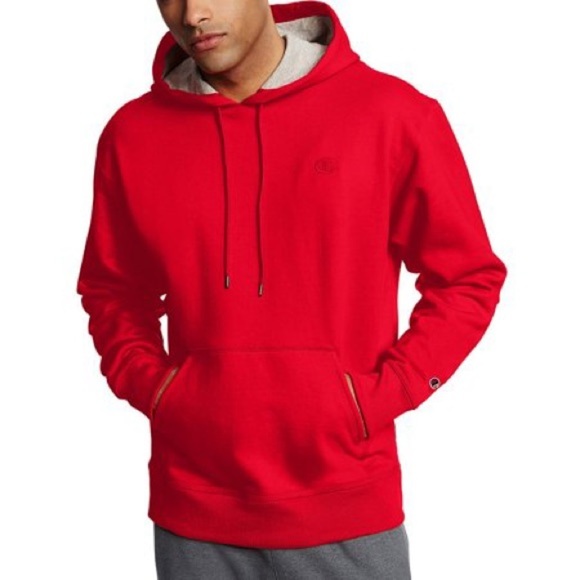NWT Champion Powerblend Hoodie Red Men’s M - Picture 3 of 8